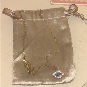 Gold evil eye 🧿 necklace